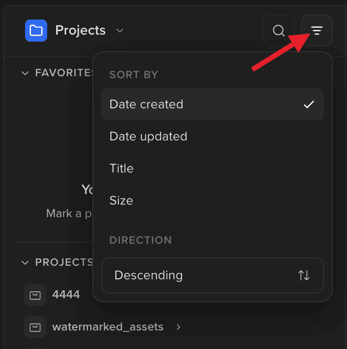 projectsort.png